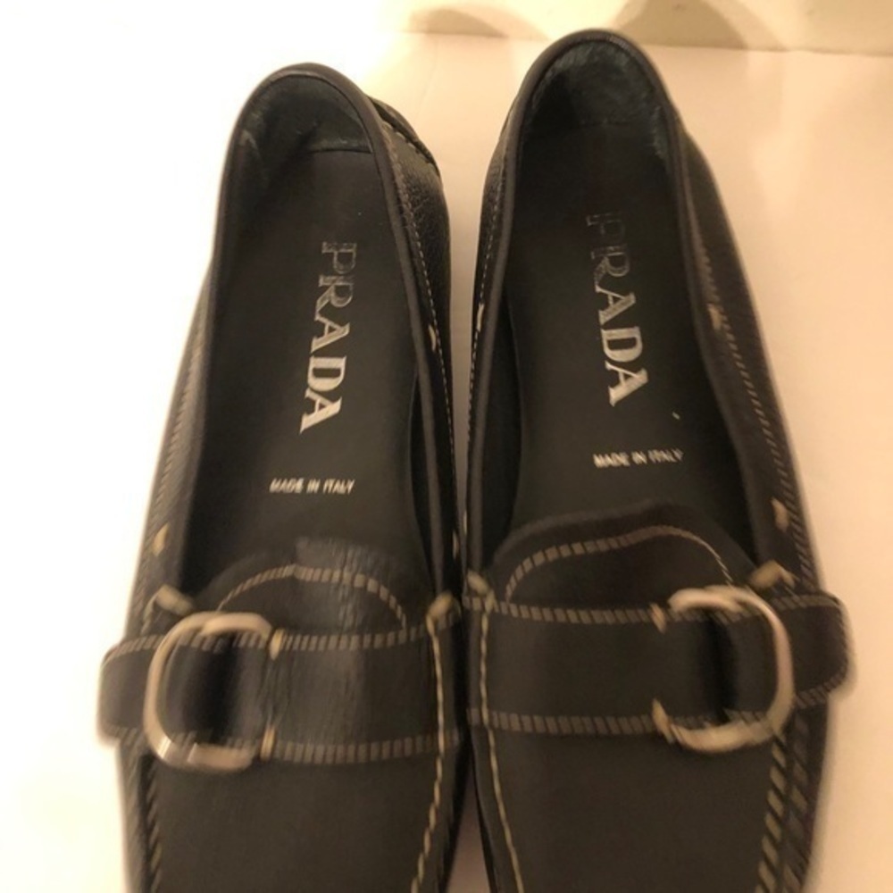 PRADA black loafer flat shoes - Picture 11 of 11
